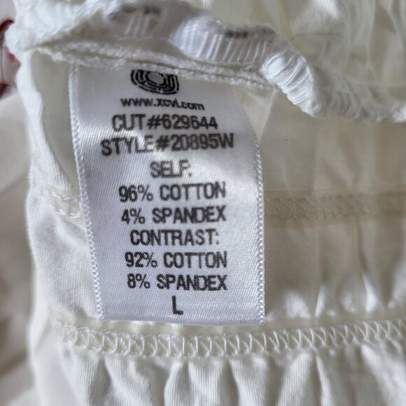 XCVI Core by Wearables Women's Skirt  The Trace Skirt White size LARGE N… - Picture 5 of 13